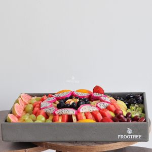 Cherry And Berry Cut Fruit Tray