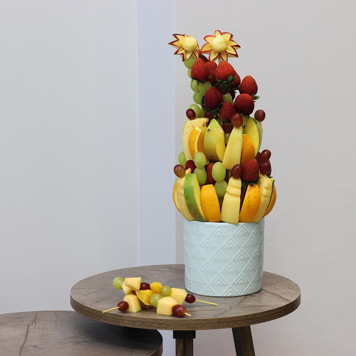 Cut Fruit Vase Arrangement - Image 3