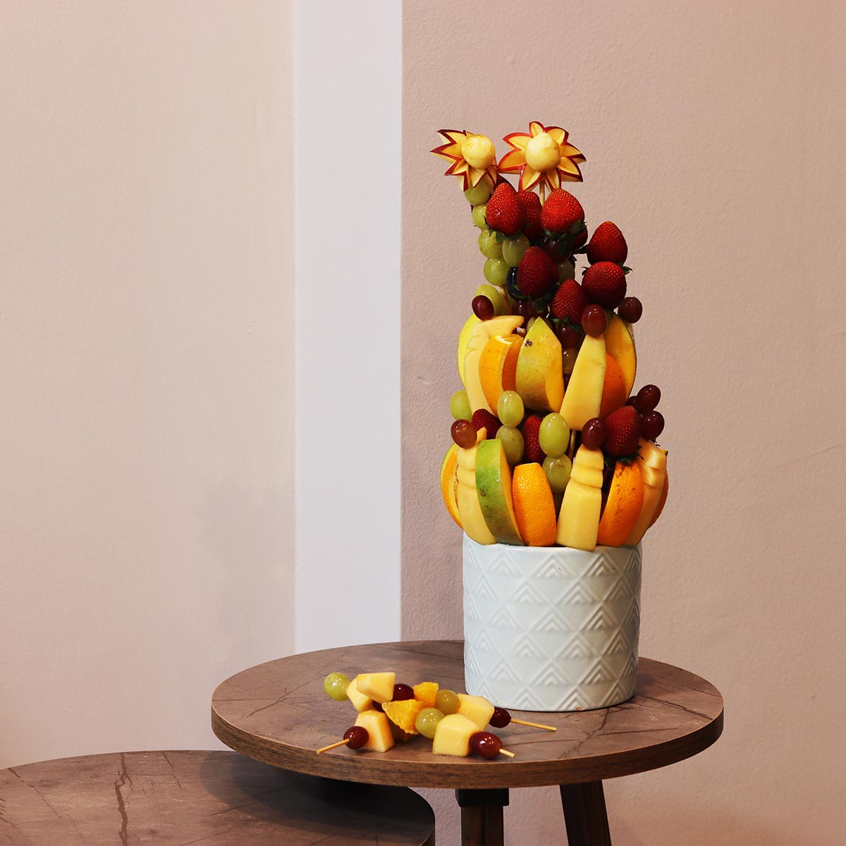 Cut Fruit Vase Arrangement - Image 4