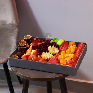 Carved Red Apple Tray