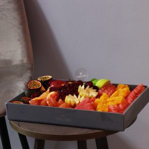 Carved Red Apple Tray