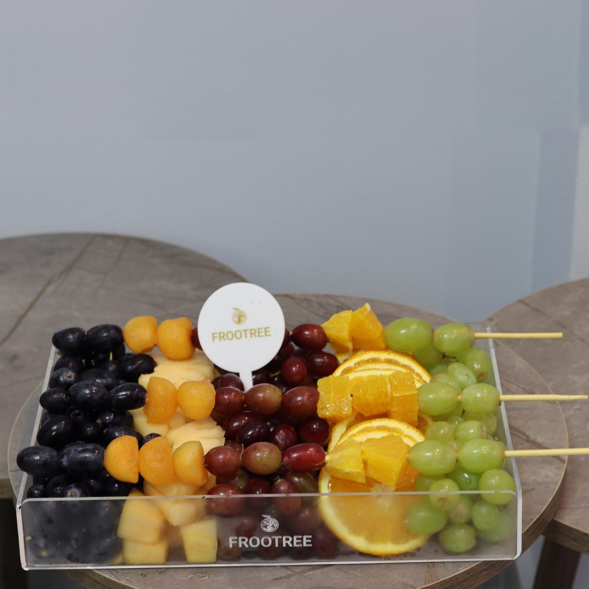 Cut Fruit skewers Tray