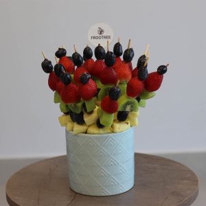 Berries-Kiwi Cut Fruit Vase