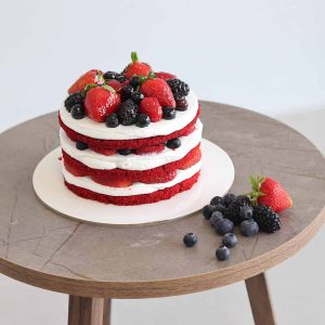 Berries Redvelvet Cake
