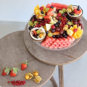 Coconut Berry Platter