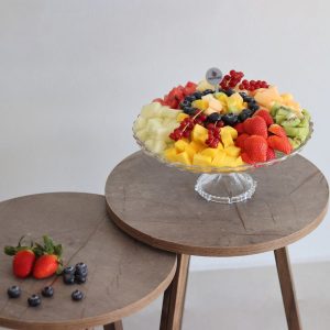 Cut Fruit Round Vase