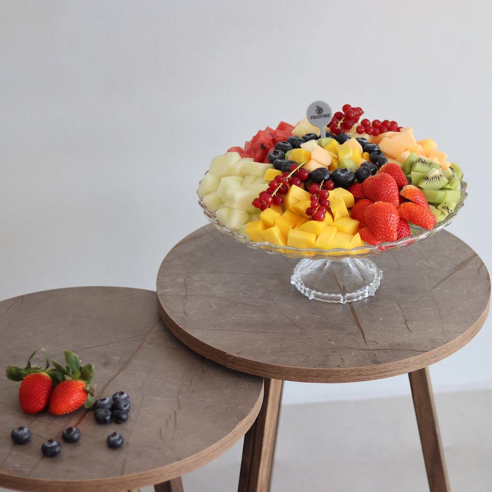 Cut Fruit Round Vase