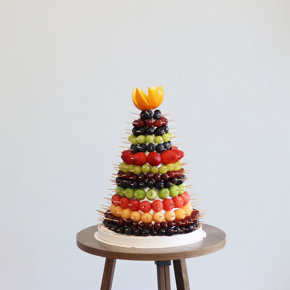 Orange and Berries Pyramid