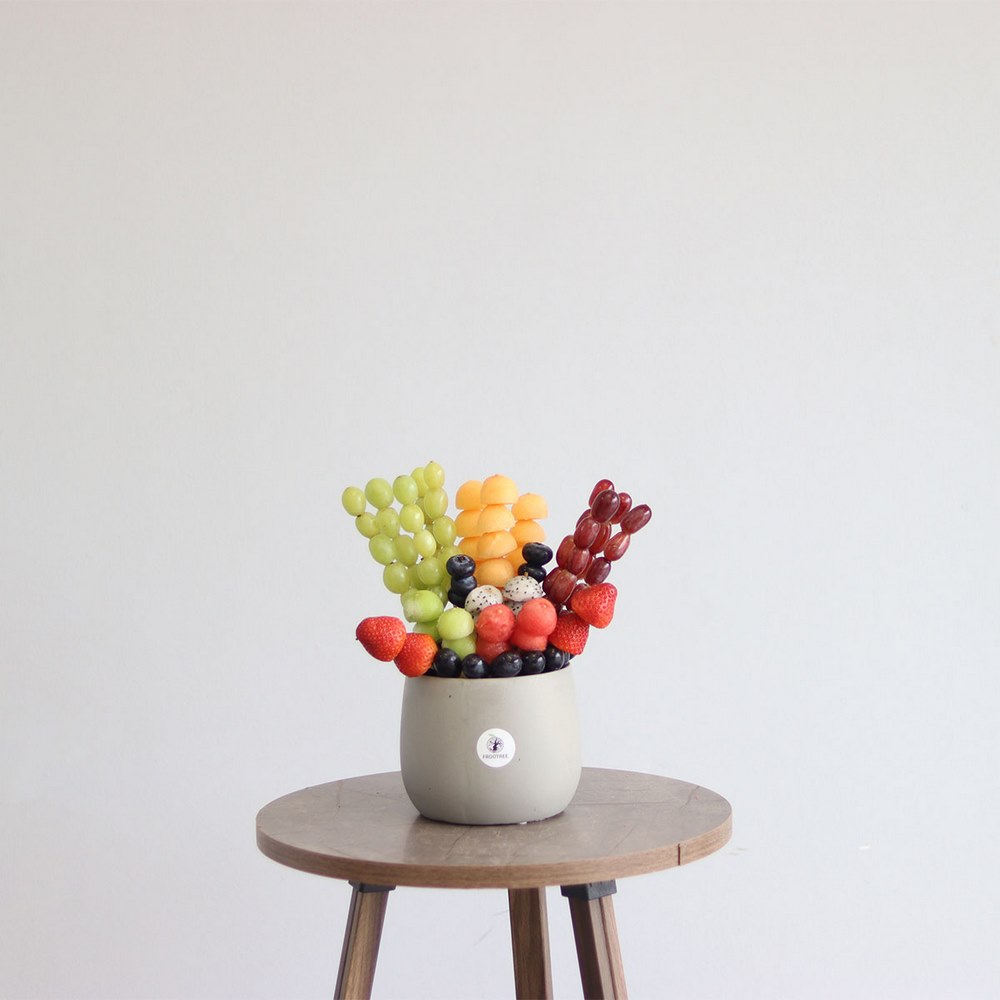 Cut Fruit Skewers Vase