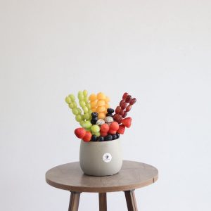 Cut Fruit Skewers Vase