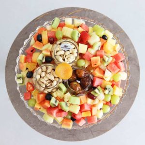 Cut Fruits and Nuts platter