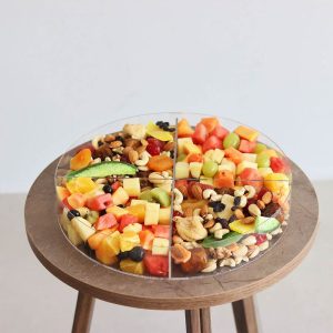 Mix Cut Fruits and Nuts Platter