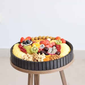 Coconut and Nuts Round Platter