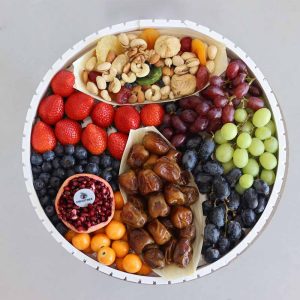 Berries and Nuts Round Platter