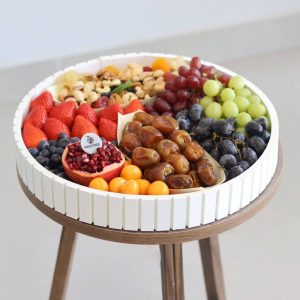 Berries and Nuts Round Platter