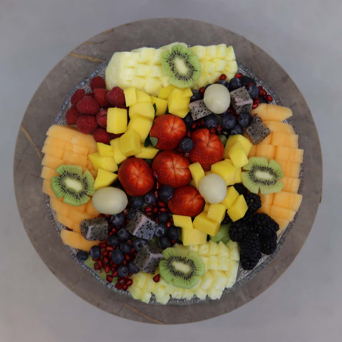 Blueberry and Strawberry Vase