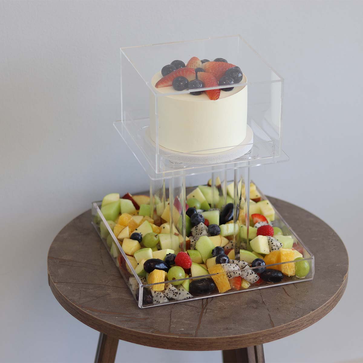 Fruit Cake and Fruit mix Stand - Image 2