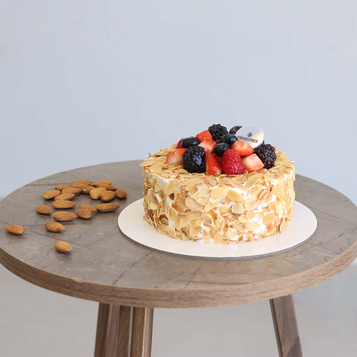 Almond Berries Cake