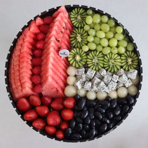 UAE Flag Cut Fruits Platter