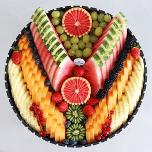 Melons Cut Fruits Platter