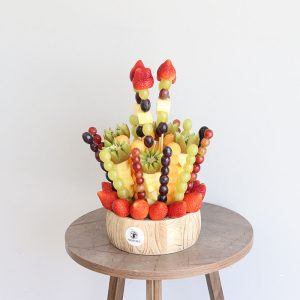 Berries and Grapes Skewers Vase