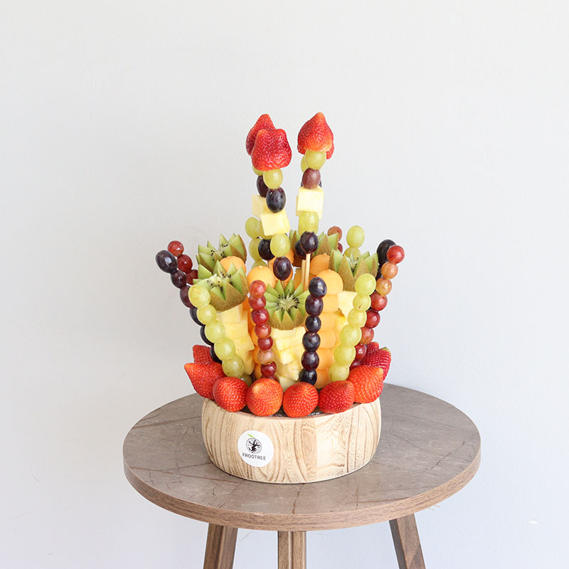 Berries and Grapes Skewers Vase - Image 2