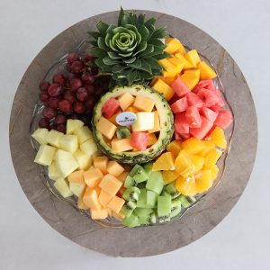 Pineapple Cup Cut Fruits Platter