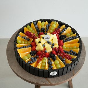 Orange and Grapes Round Platter