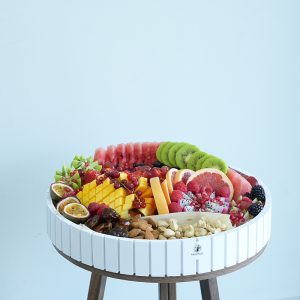 Nuts And Cut Fruits Platter