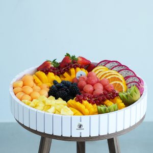 Orange and Dragon Fruit Platter