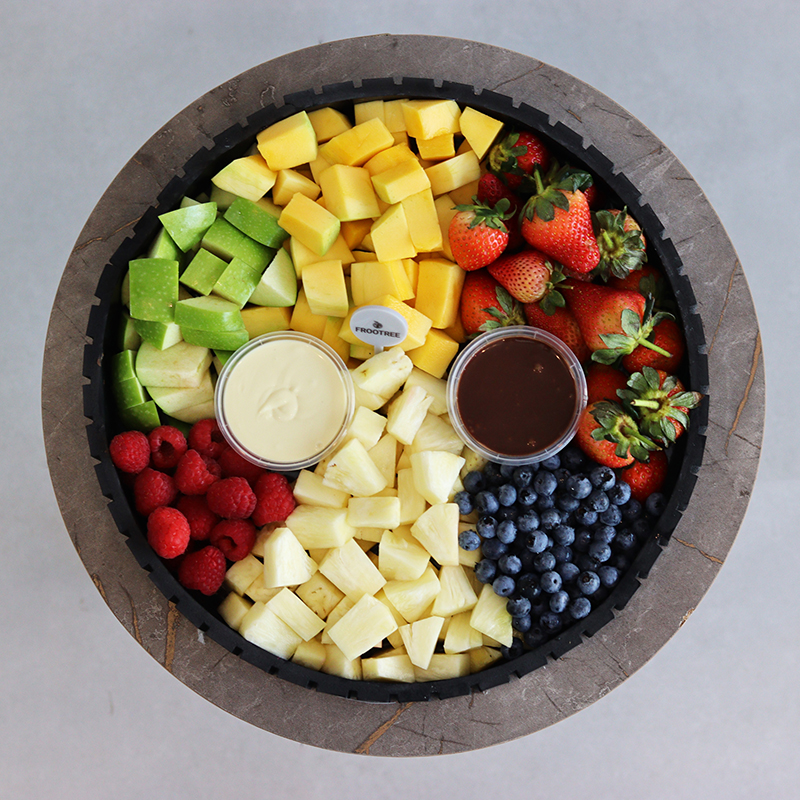 Chocolate With Cut Fruits