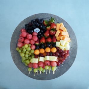 Skewers Cut Fruit Platter