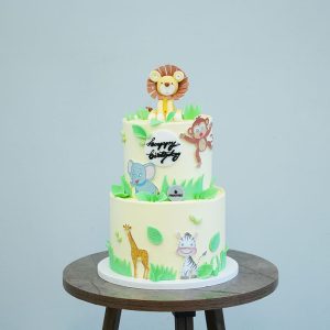Jungle Fondant Cake