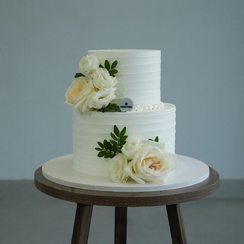 2 Tier Bridal Cake