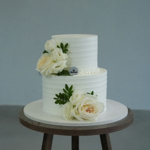 2 Tier Bridal Cake