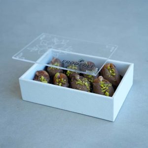 Nuts And Dates Chocolate White Box