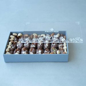 Nuts And Dates Chocolate Rectangle Box