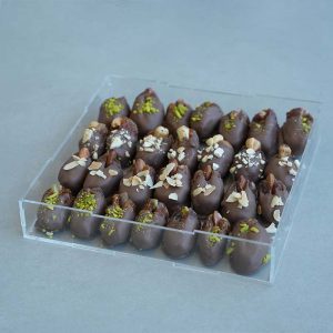 Nuts And Dates Chocolate Acrylic Box