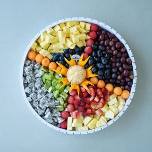 Dragon & Orange Cut Fruits Platter