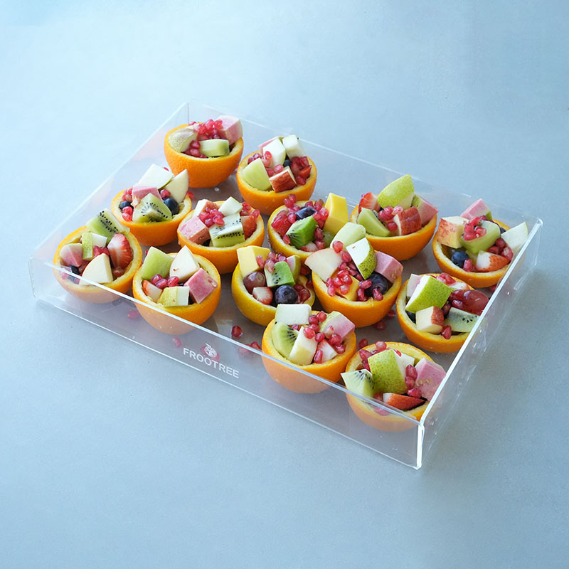 Orange Cups Cut Fruit Tray - Image 3