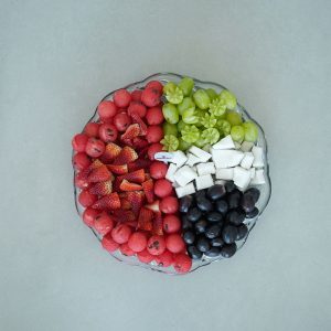 Flag Cut Fruit Plate
