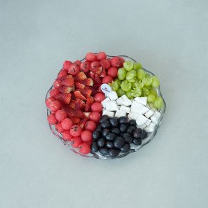 Flag Cut Fruit Plate