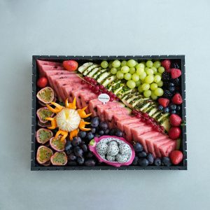 Water melon Slice And Berries Tray