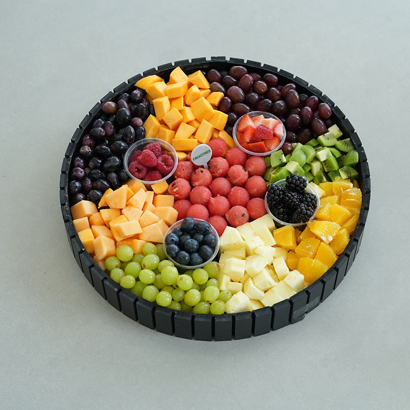 Cubes and Cut Fruit Platter