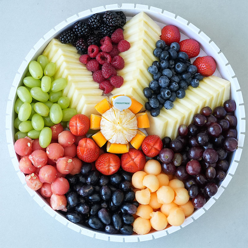 Pineapple Slice and Cut Fruit Platter