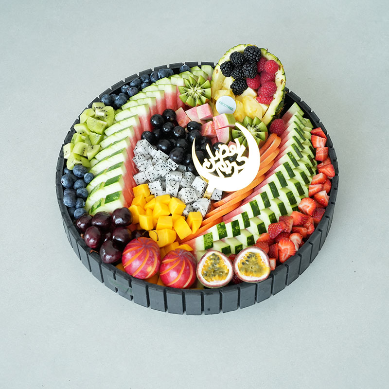 Water melon and Berries in Pineapple Cup Platter - Image 3