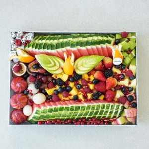 Beautiful Water Melon Cut Fruits Plater