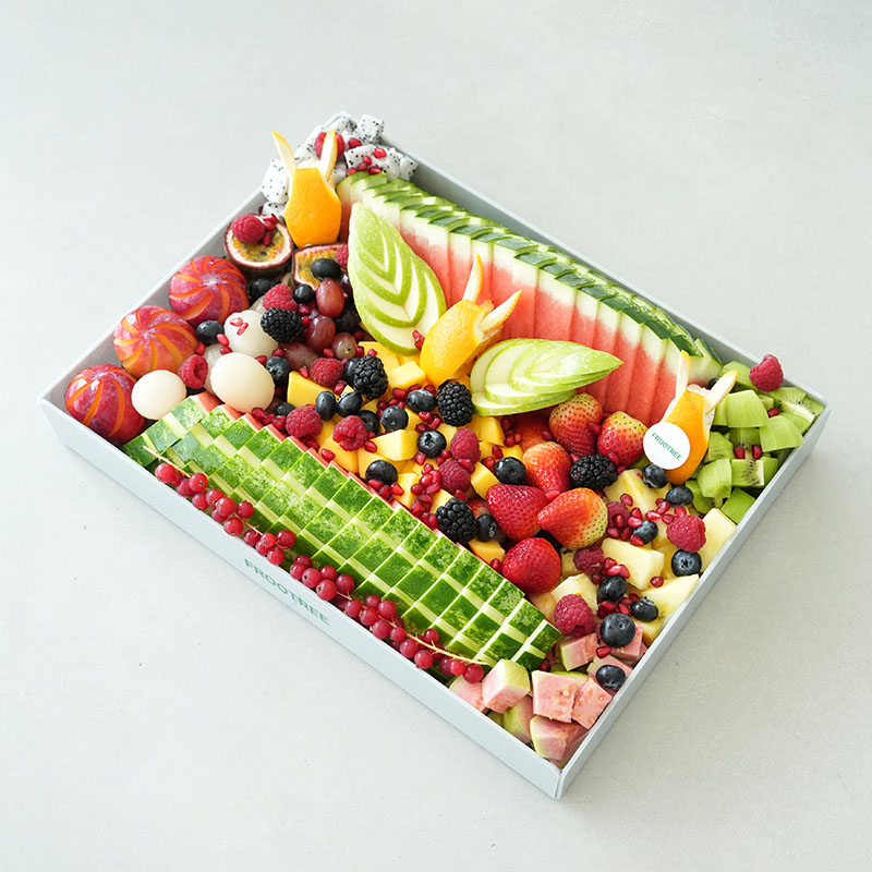 Beautiful Water Melon Cut Fruits Plater - Image 2