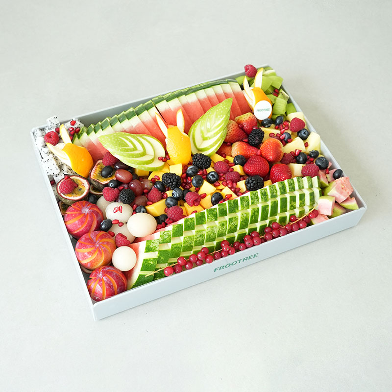Beautiful Water Melon Cut Fruits Plater - Image 3