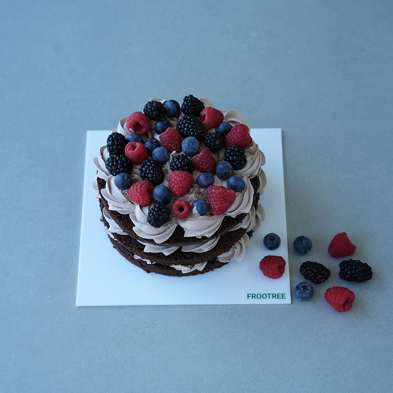 Berries Chocolate Cream Cake